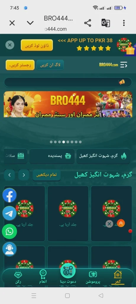Bro444 Game Interfaced