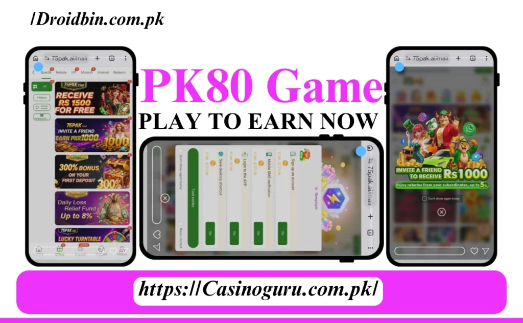 PK80 Game Earning Opportunities